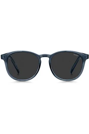HUGO BOSS Acetate sunglasses with rubber trim