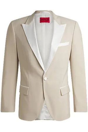 HUGO BOSS Slim-fit tuxedo jacket in a wool blend
