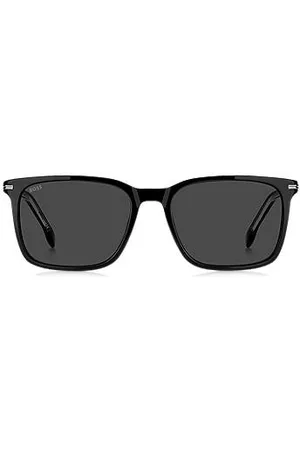 HUGO BOSS Acetate sunglasses with silver-tone trims