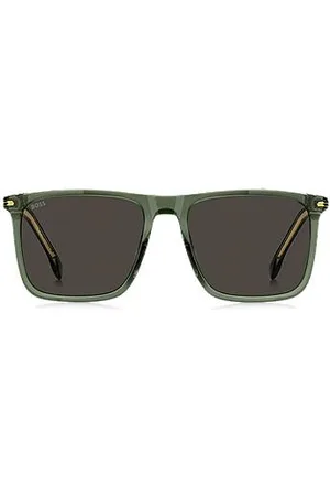 HUGO BOSS Acetate sunglasses with gold-tone trims