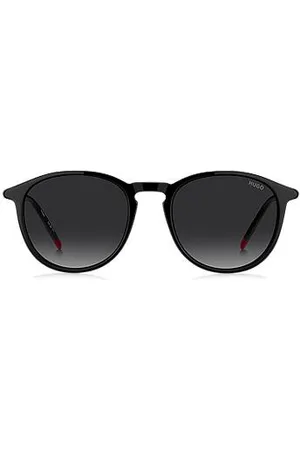 HUGO BOSS Acetate sunglasses with tubular metal temples