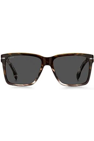 HUGO BOSS Acetate sunglasses with silver-tone trims
