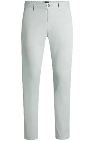 HUGO BOSS Slim-fit chinos in stretch-cotton satin - Ramadan Edit