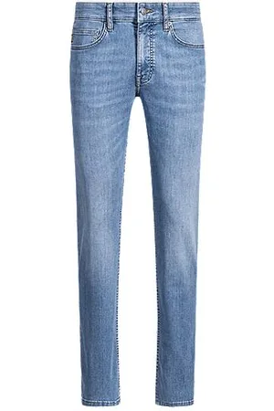 HUGO BOSS Delaware slim-fit jeans in blue soft-motion denim - Ramadan Edit