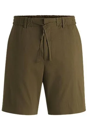 HUGO BOSS Formal shorts in a linen blend