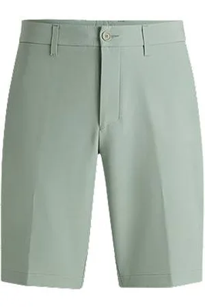 HUGO BOSS Slim-fit shorts in water-repellent stretch fabric