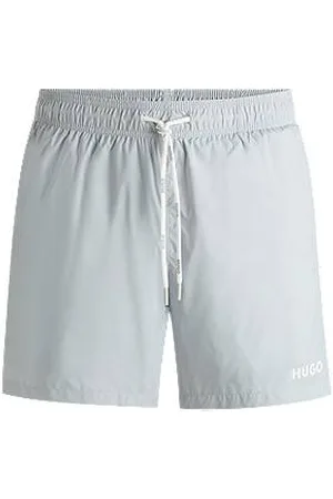 HUGO BOSS Fully lined swim shorts with contrast logo