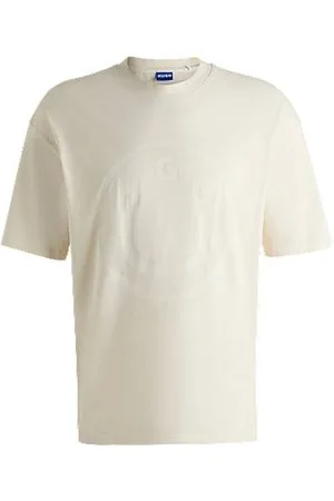 HUGO BOSS Oversized-fit T-shirt in cotton with new-season logo