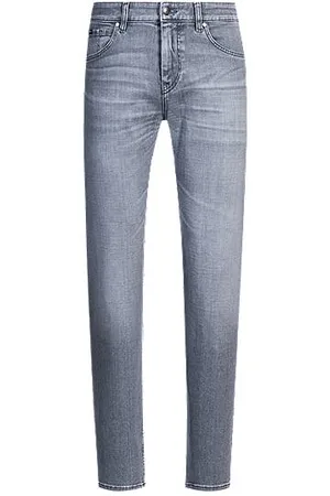 HUGO BOSS Maine regular-fit jeans in grey Italian denim