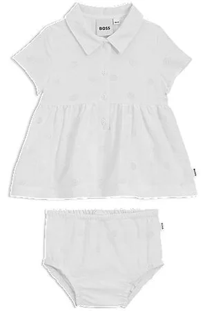 HUGO BOSS Gift-boxed dress and bloomers for babies