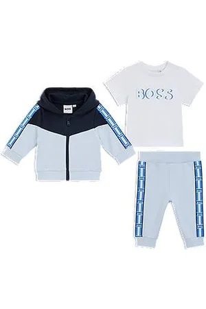 HUGO BOSS Gift-boxed three-piece tracksuit for babies