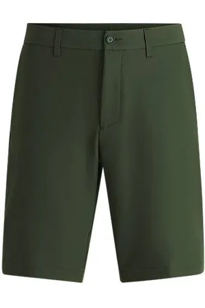 HUGO BOSS Slim-fit shorts in water-repellent stretch fabric