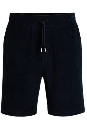 HUGO BOSS Regular-fit shorts in cotton towelling