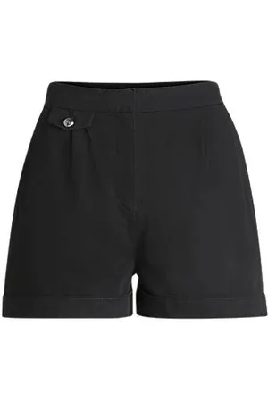 HUGO BOSS A-line shorts in peached stretch cotton