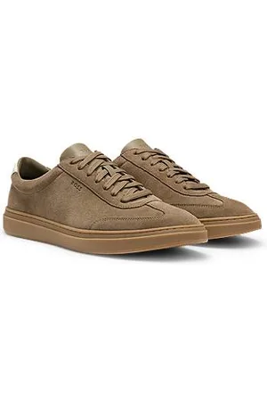 HUGO BOSS Suede trainers with rubber sole