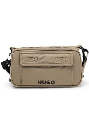 HUGO BOSS Multi-pocket crossbody bag with contrast branding