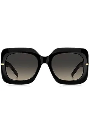 HUGO BOSS Acetate sunglasses with monogram temples