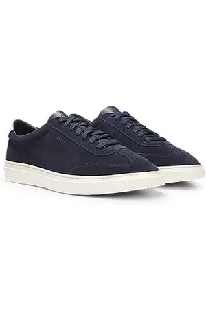 HUGO BOSS Suede trainers with rubber sole
