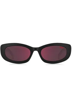 HUGO BOSS Sunglasses with coloured-enamel detail