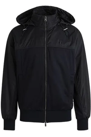 HUGO BOSS Porsche x hoodie with two-way zip