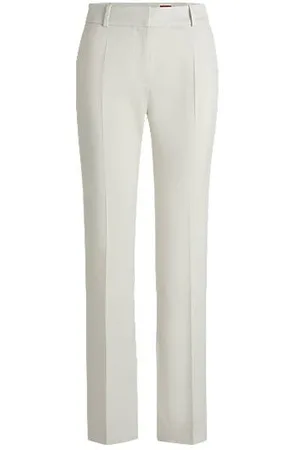 HUGO BOSS Slim-fit trousers in shimmer fabric