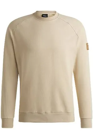 HUGO BOSS Equestrian sweater in Italian stretch cotton