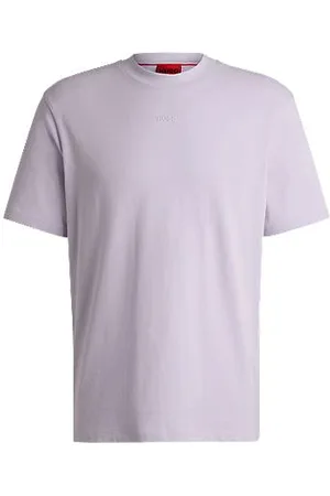 HUGO BOSS Relaxed-fit T-shirt in cotton with logo print