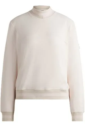 HUGO BOSS Equestrian sweater in Italian stretch cotton