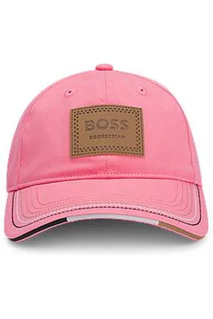 HUGO BOSS Equestrian cap with retro-inspired logo patch