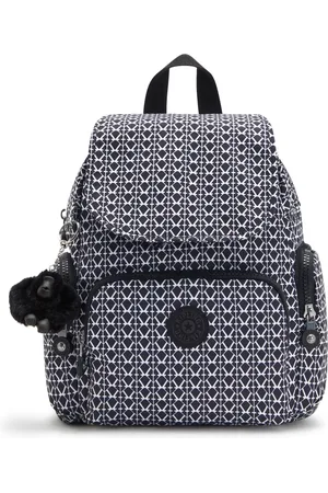 Kipling Mini Backpack with Adjustable Straps Female Signature Print City Zip Mini