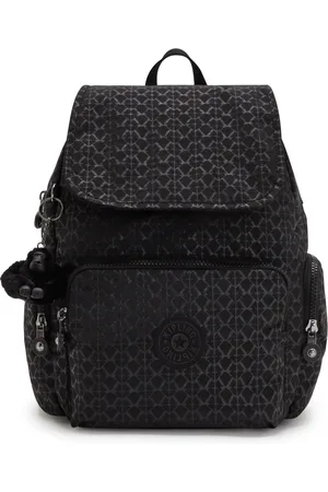 Kipling Small Backpack with Adjustable Straps Female Signature Emb City Zip S