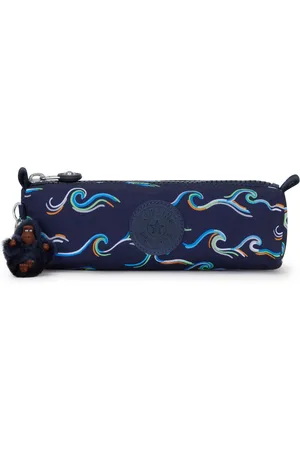 Kipling Pen Case Unisex Fun Ocean Print Freedom