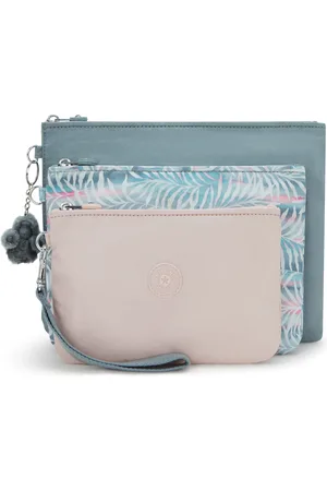 Kipling 3 large pouches (with removable wristlet) Unisex Iaka L Wristlet I4219