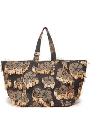 La DoubleJ Raffia Tote Bag - Woman Ldj Archive One Size