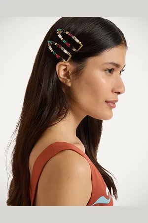 La DoubleJ Crystals Hair Clip - Woman Hair Accessories One Size