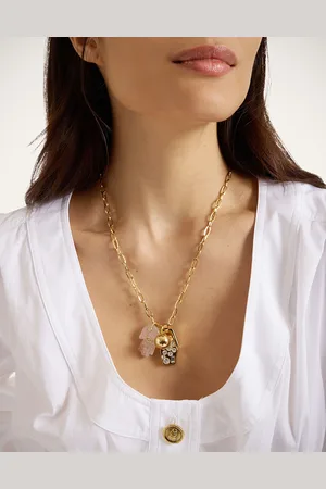 La DoubleJ Angel Charmed Necklace - Woman Jewelry One Size