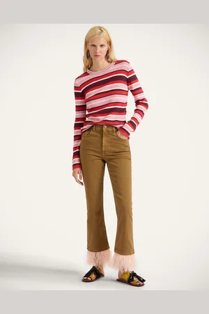 La DoubleJ Fancy Crop Jeans - Woman Shorts & Pants 25