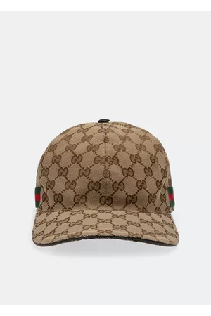 Gucci Men Hats - Original GG canvas baseball hat with Web