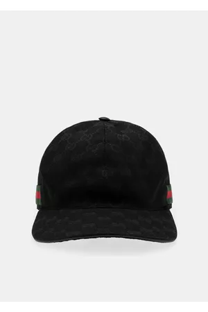 Gucci Men Hats - Original GG canvas baseball hat with Web
