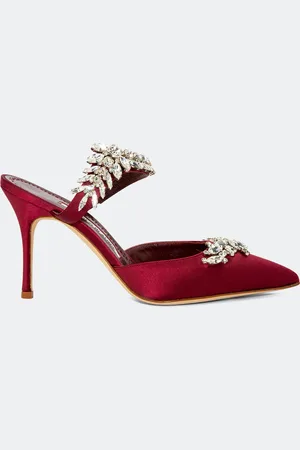 Manolo Blahnik Lurum satin mules