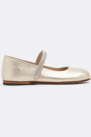 Babywalker Crystal-embellished ballerinas