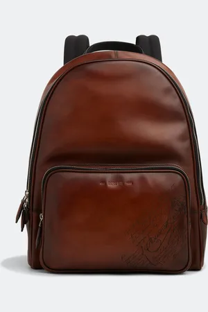 Berluti Time Off Scritto Swipe leather backpack