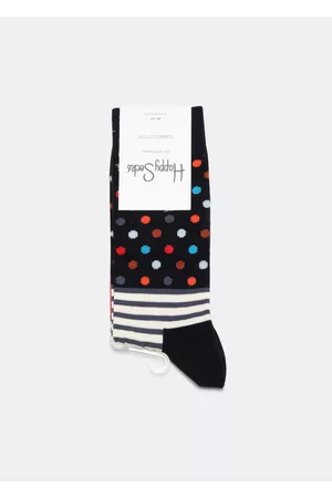 Happy Socks Women Socks - Stripes and Dots Crew socks