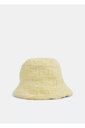 Fendi Girls Hats - Logo terry bucket hat