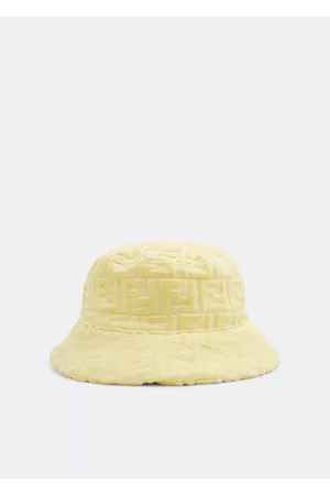 Fendi Girls Hats - Logo terry bucket hat