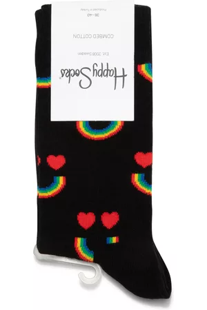 Happy Socks Rainbow Heart Crew socks