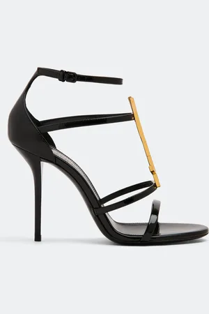 Saint Laurent Cassandra leather sandals