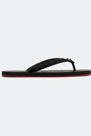 Christian Louboutin Loubi flip flops
