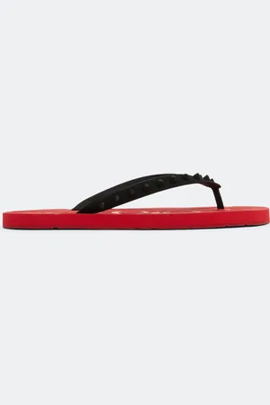Christian Louboutin Loubi flip flops