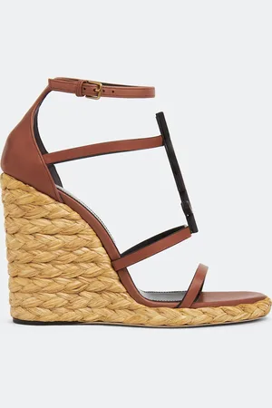 Saint Laurent Cassandra wedge espadrilles